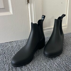 Brand new designer black boots